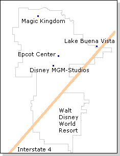 Walt Disney World Karte